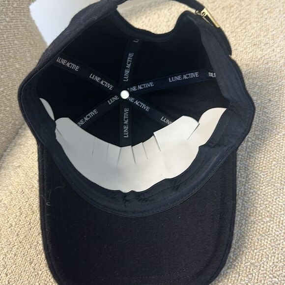 LUNE Davey Wool Logo Baseball Cap Dark Navy Blue New main image 8